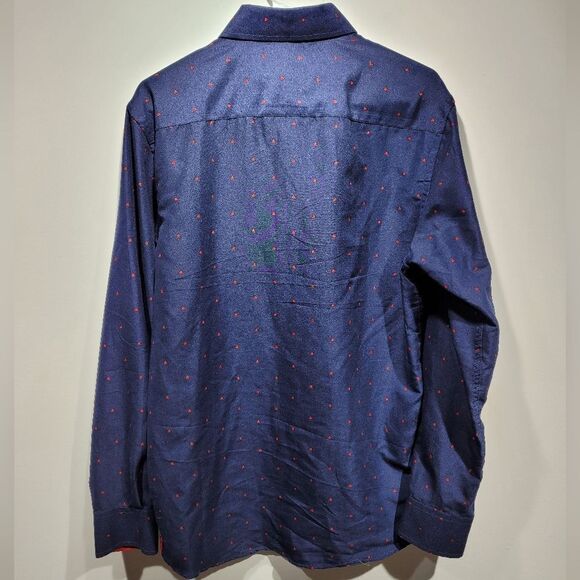 Silver Stone men's nautica theme long sleeve button up shirt - Picture 2 of 6